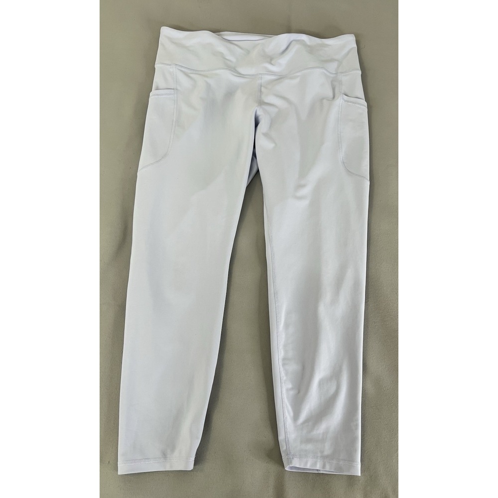 Old‎ Navy  ACTIVE  Power Soft  Leggings HIGH-RISE  GO-DRY  Light Blue Sz 2X